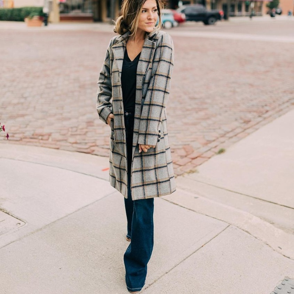 The Buckle - JOLT Plaid Peacoat